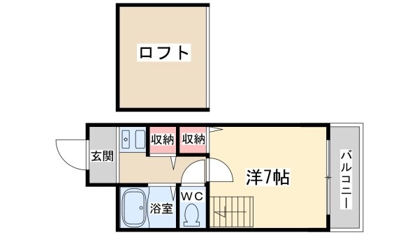 リバティ中津2(間取り)
