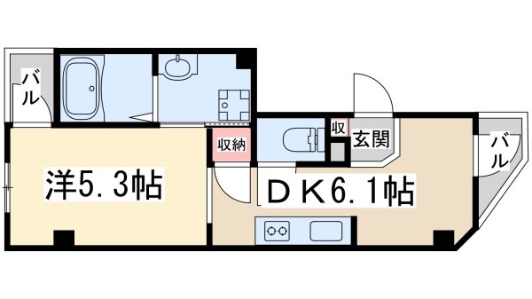 ミックコート東三国(間取り)
