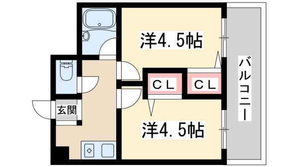 木川東エクセルハイツ(間取り)