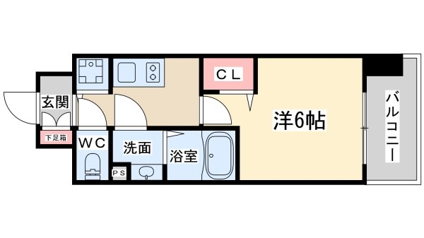 プレサンス梅田東ディアロ(間取り)