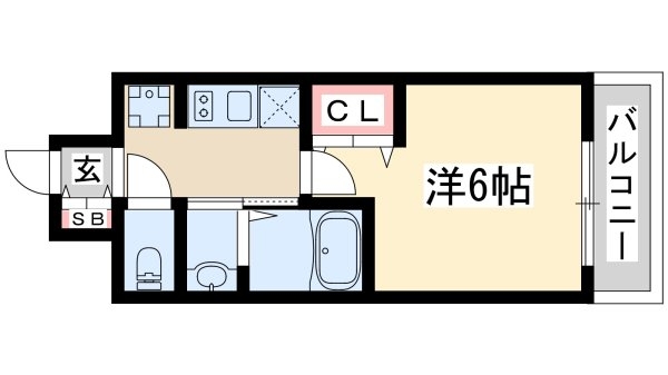 エステムコート新大阪15フロウ(間取り)
