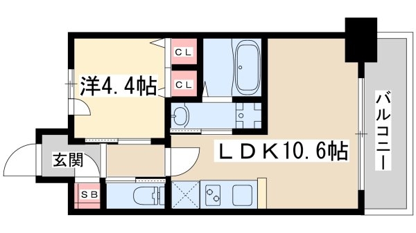 スプランディッド新大阪キャトル(間取り)