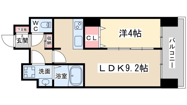 ランドセントラル梅田(間取り)