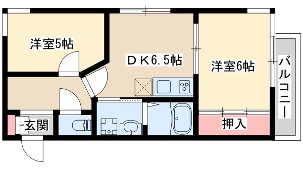 セゾン東之町(間取り)