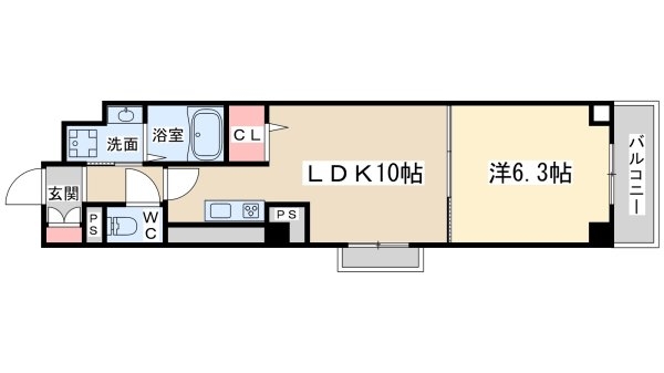 ラヴィータ西梅田(間取り)