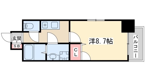 エスリード大阪天満宮(間取り)