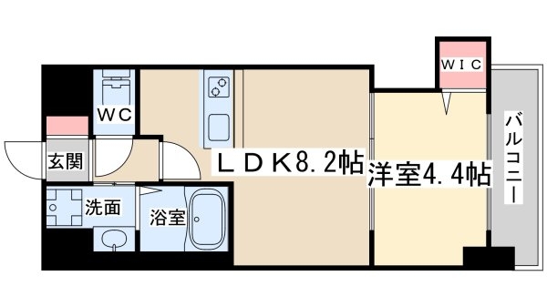 Alivis北梅田(間取り)