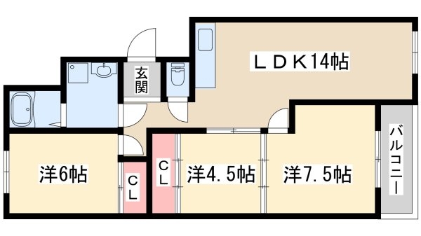 淡路コーポ1号棟
