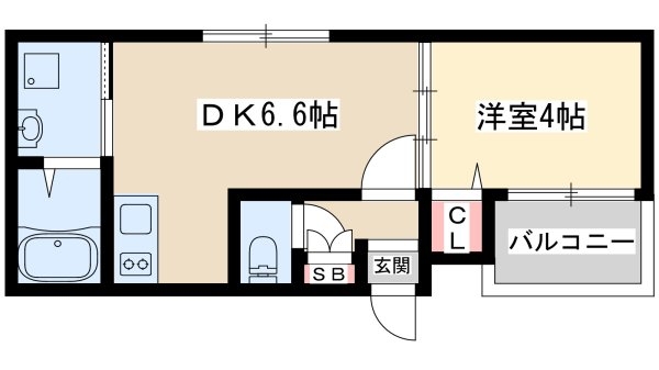 大阪市東淀川区下新庄２丁目のアパート
