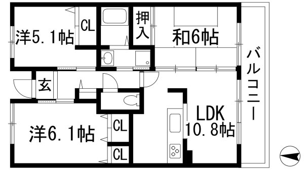 池田市緑丘2丁目のマンション
