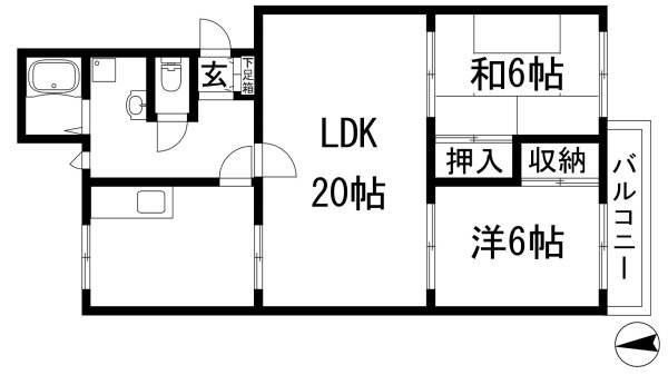 逆瀬台住宅２号棟