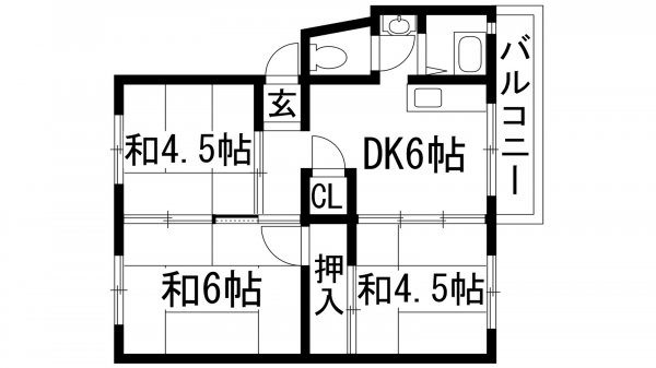 伊丹鴻池6Ｂ号棟