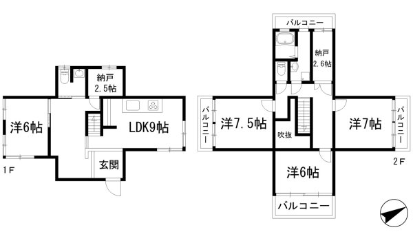 仁川百合野町戸建