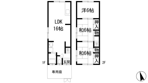 一庫2丁目テラスハウス