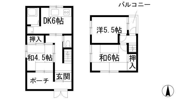 住吉2丁目貸家