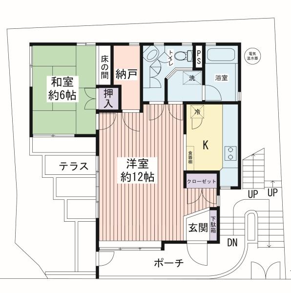 座間市南栗原６丁目の貸家