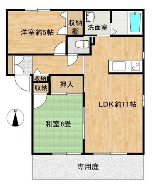福岡市東区唐原４丁目のアパート