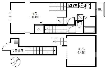 福岡市東区千早４丁目のアパート
