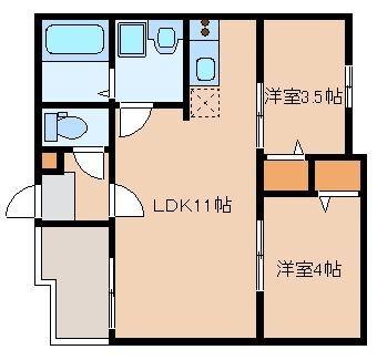 福岡市東区名島３丁目のアパート