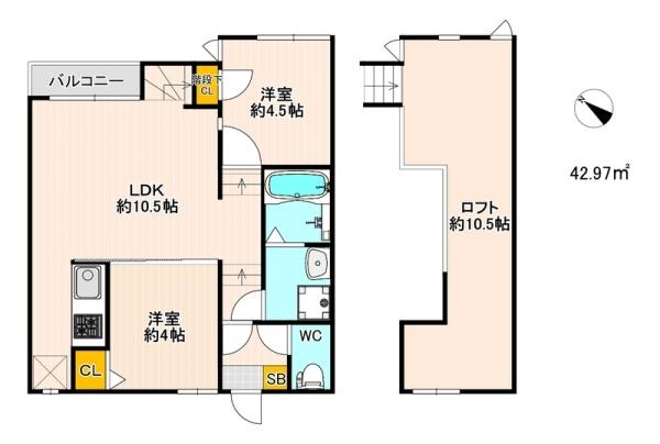 福岡市東区原田１丁目のアパート