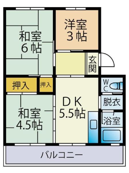 福岡市東区舞松原４丁目のアパート