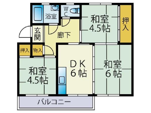 福岡市東区舞松原４丁目のアパート