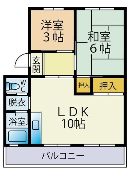 福岡市東区舞松原４丁目のアパート