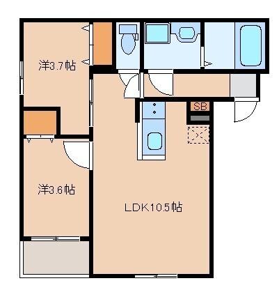 福岡市東区原田１丁目のアパート