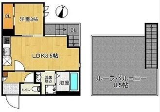 福岡市東区松崎４丁目のアパート