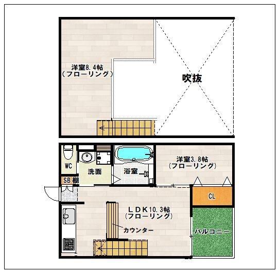福岡市東区香椎駅東３丁目のアパート