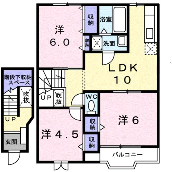 大分市下郡北３丁目のアパート