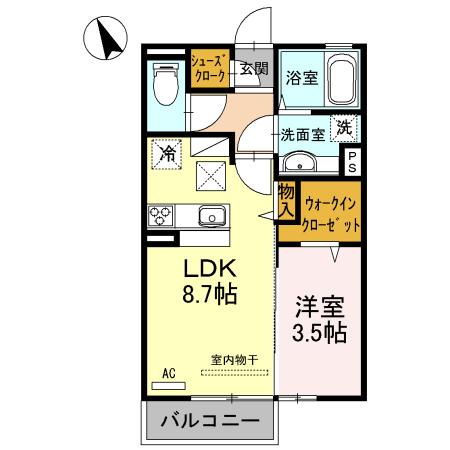 オリーヴァ東櫛原　A棟