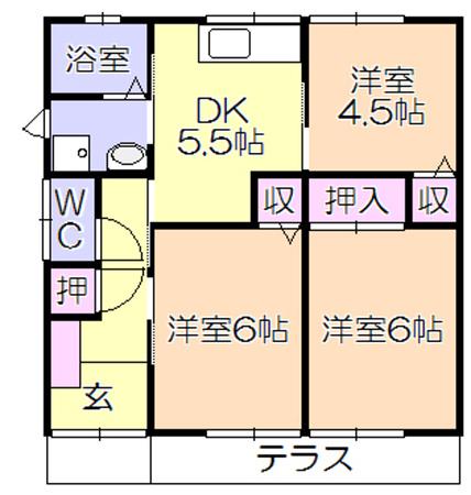 南町松本貸家　西