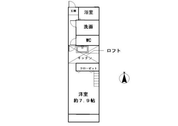 サンマリノ津福　B棟
