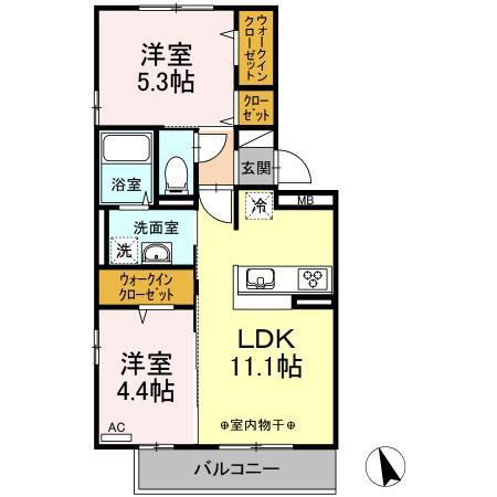 オッツ梅満2　B棟