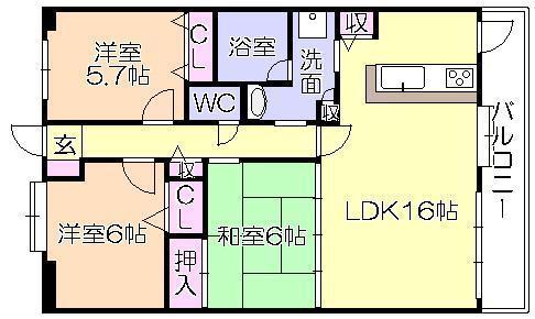 エバーライフネアシティ久留米弐番館