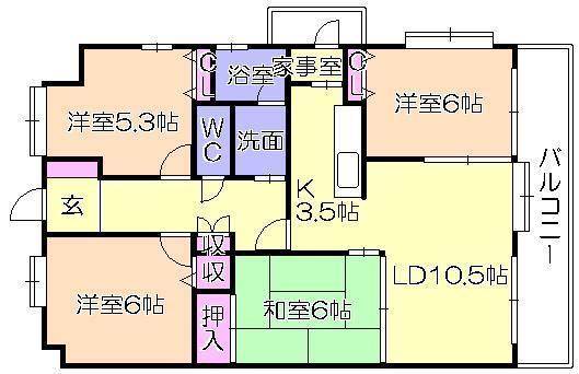 エバーライフネアシティ久留米弐番館