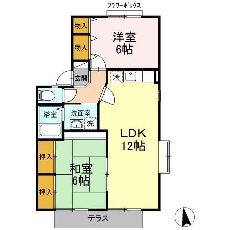 セジュール大善寺　D棟