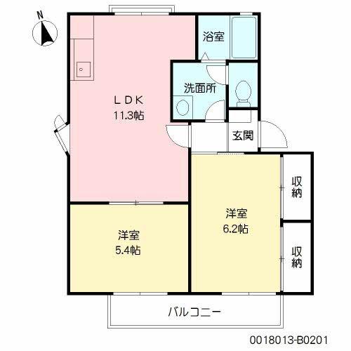 ラフォーレ櫛原　B棟