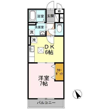 レジデンスTamaya A棟(間取り)