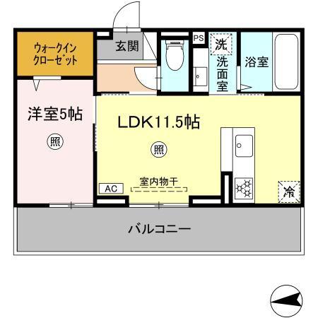 ラ・ルーチェ宮の陣駅前
