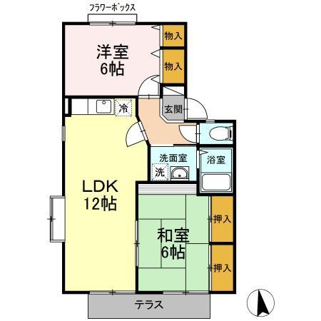セジュール大善寺　B棟