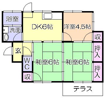 荒木町貸家C