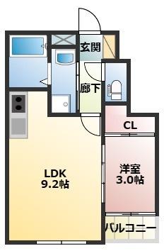 久留米市東櫛原町のアパート