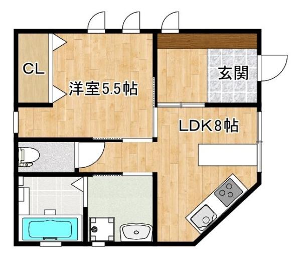 久留米市西町のアパート