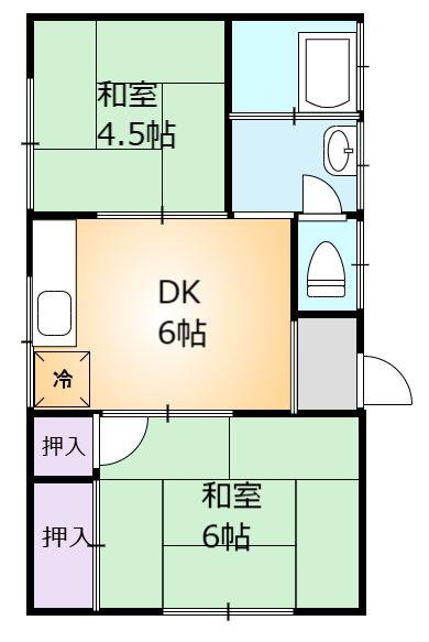久留米市合川町のアパート