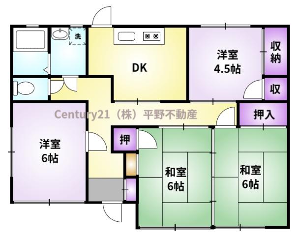 合川町市ノ上貸家