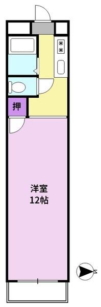 オーシャン御井3(間取り)