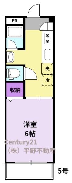 第1コーポ江頭(間取り)