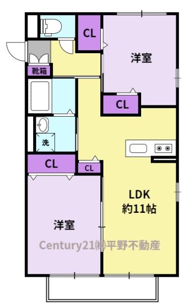 クレシア21(間取り)